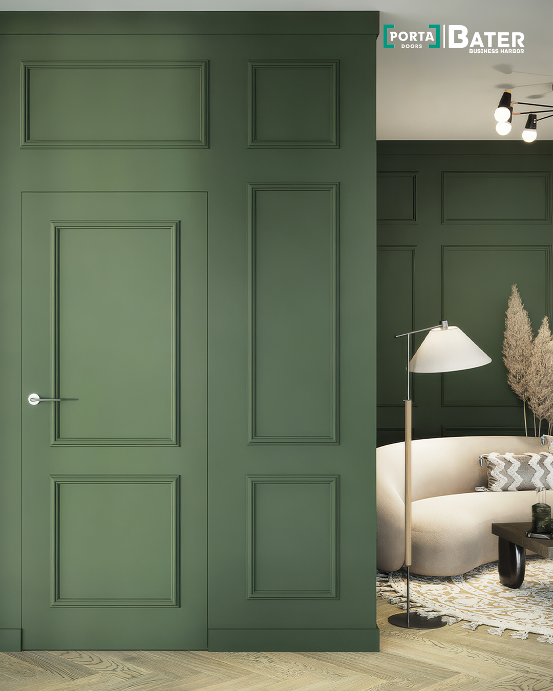 ابواب خشب مودرن للشقق